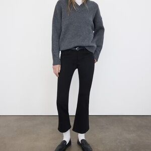 Like NEW Frame Le Crop Boot jeans black size 27